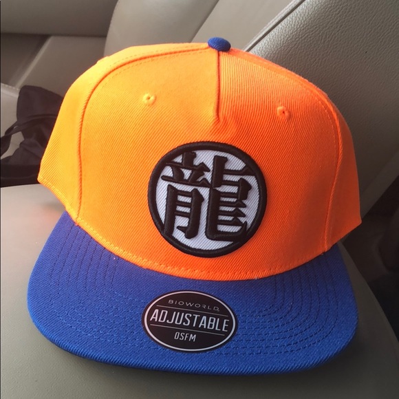 Boys Dragon Ball Z Snapback Hat Orange